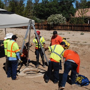 Confined Space Training on site, San Bernardino, Riverside, Inland Empire.